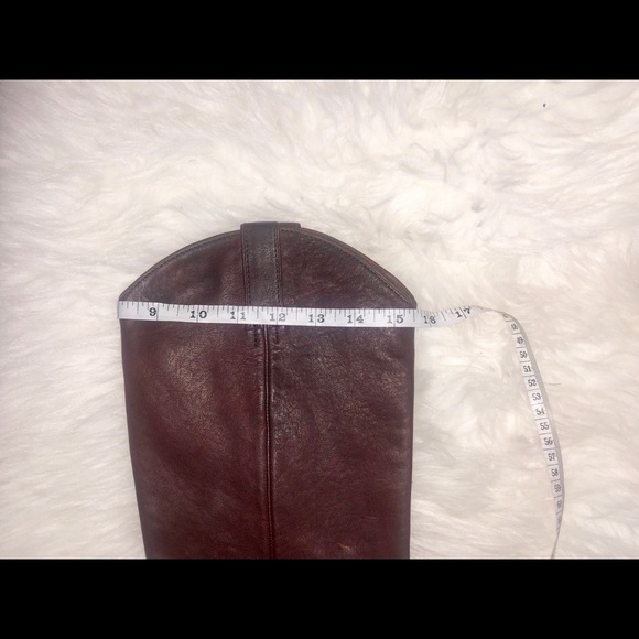 Frye Faye Metal Plate Pull On Western Boot (Brown) - Picture 6 of 7